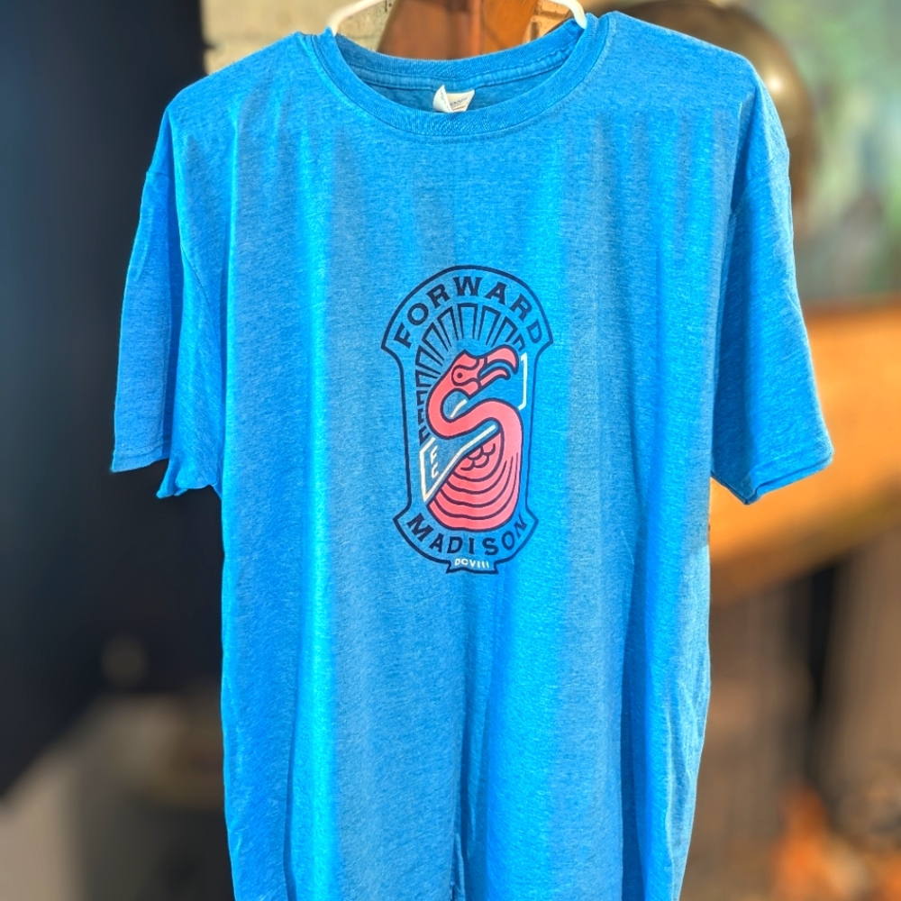 Forward Madison (soccer team) Blue XL T-Shirt